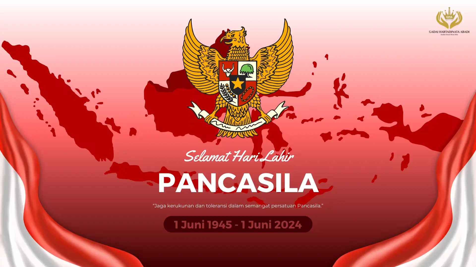 Selamat Hari Lahir Pancasila Tahun 2024