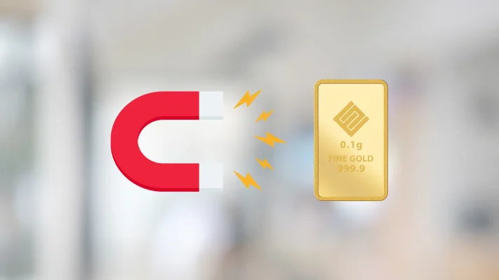 Apakah Emas Bisa Menempel di Magnet