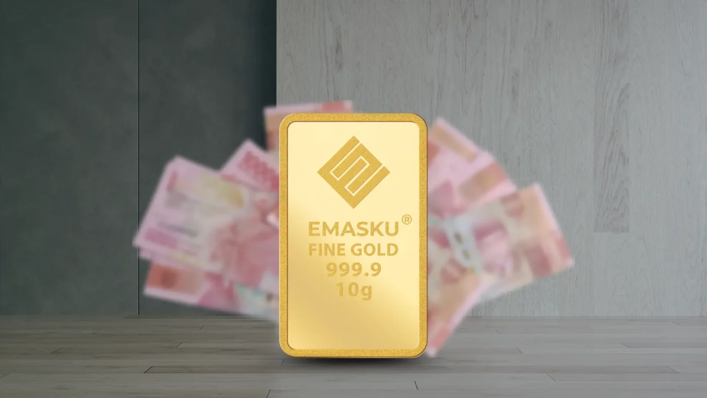 Rupiah melemah ke Rp17.500USD Emas Jadi Pilihan